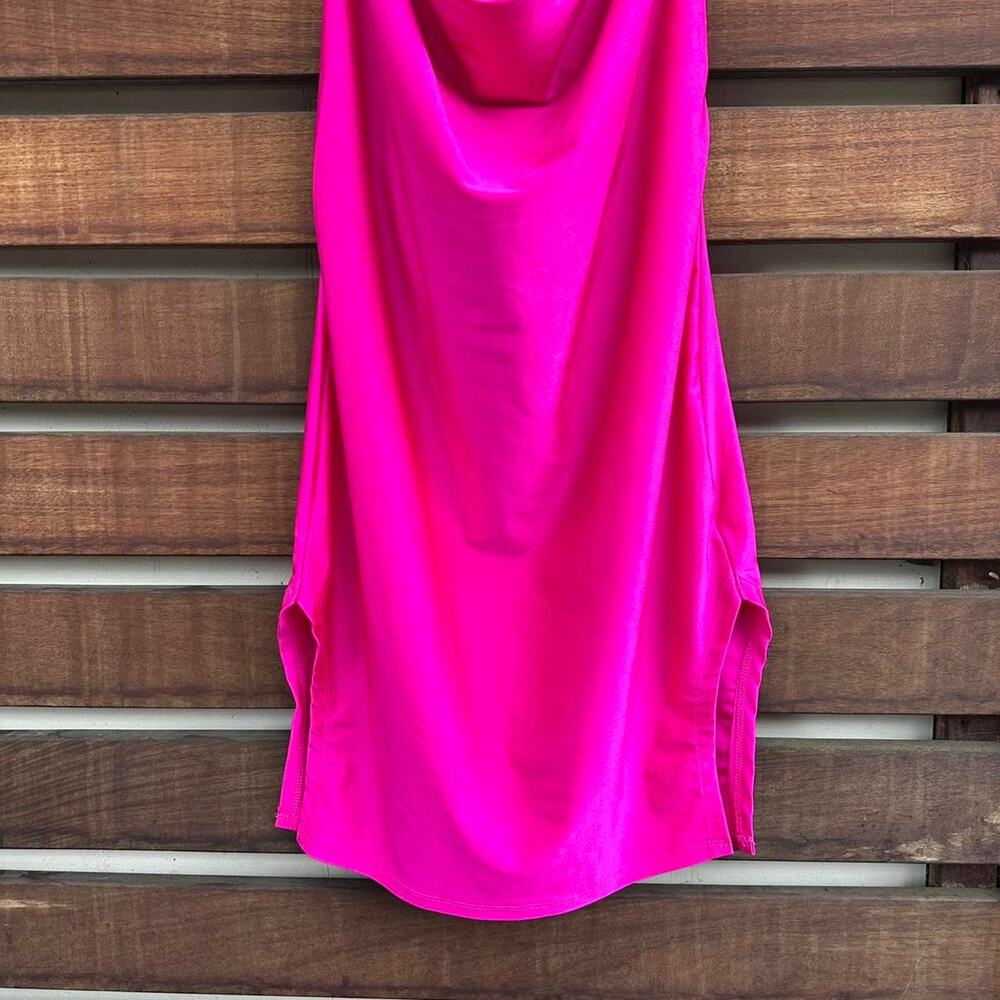 SheIn Halter Mini Dress in Hot Pink - Picture 8 of 8